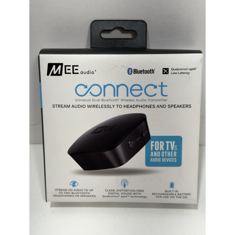 MEE Connect Universal Dual Bluetooth Audio Transmitter New Sealed